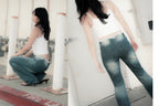 LACE FLARE DENIM