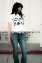 LACE FLARE DENIM