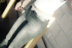 LACE FLARE DENIM